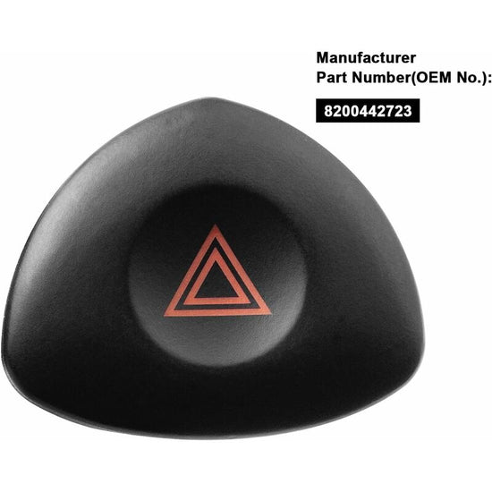 Warning Button Clio 2 Hazard Lights Warning Button For Clio Mk 2 Black 8200442723