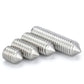 M6 Conical Grub Screws Stainless Steel Hexagon Grub Screws Allen Fasteners Point Screws M6×20Mm,20 pcs