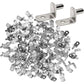 50 pcs 6Mm Nickel Plated Metal Shelf Support Pegs L Shape Corner Brace Bracket For Wood Or Glass Shelf For Furniture