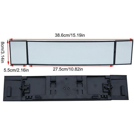 Rearview Mirror, Car Interior Rearview Mirror Wide Angle Car Interior Rearview Mirror Universal Foldable Detachable Car