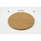3 pcs Set Cork Trivets - 19 Cm Diameter