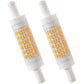 R7S LED 78Mm Dimmable Warm White 2700K 5W J78 LED Lamp 450Lm Replaces 50W Halogen Lamp Illuminant 230V 83 Ra, Pack Of 2