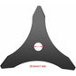 3 Teeth Outdoor Trimmer Head Manganese Steel Brush Blade Lawn Machine Accessories For 25.4Mm Diameter Brush Cutter