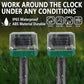 2 Pack Solar Rat Repellent Stakes - Ultrasonic Rat Repellent - Solar Rat Repellent For Snakes, Voles, Other Animals