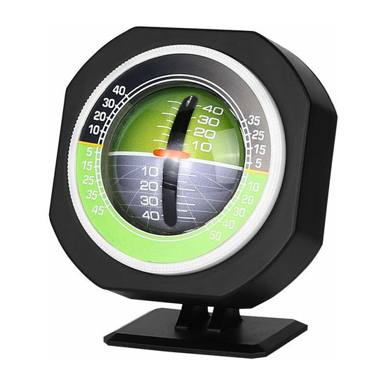 4X4 Inclinometer, Car Inclinometer, Outdoor Auto Mini Compact Compass Luminous LED Car Compass Angle Slope Meter