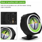 4X4 Inclinometer, Car Inclinometer, Outdoor Auto Mini Compact Compass Luminous LED Car Compass Angle Slope Meter