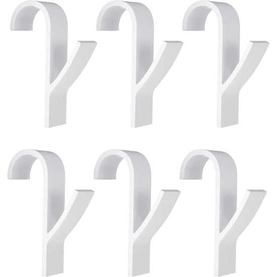 Towel Radiator 6 Pieces, Towel Hook For Radiator, Towel Dryer Hook, White Plastic