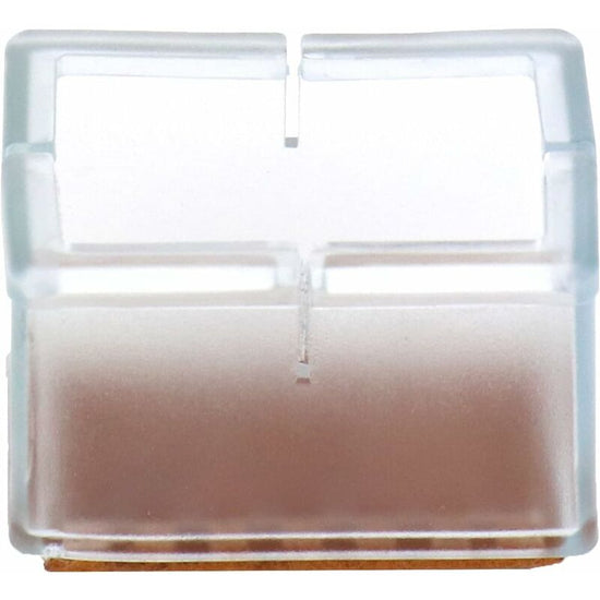 12 pcs Rectangle Silicone Chair Leg Protectors For Chair/Table/Sofa Legs Width 24-30Mm X Length 39-47Mm