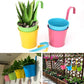 Metal Hanging Flower Pot, Outdoor Flower Pot With Drainage Hole Perfect For Garden, Balcony, Fence, Patio, Decoration 4