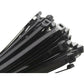 Cable Tie 200 X 2.5 Mm, Cable Tie, Rilsan Nylon Cable Ties, Cable Ties 200 Mm, Black, Pack Of 1000 Pieces.