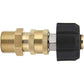 Pressure Washer Adapter Set M22 To 1/4 Inch Quick Connect Kit, M22 14Mm To 1/4 Inch Quick Connect Kit