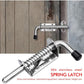 2 pcs Garage Door Lock Bolt Spring Latch Steel Spring Bolts Door Latches And Bolts 128Mm For Garage Door Garden Shed