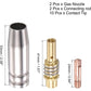 Melt Inert Gas (Mig) Welding Torch Accessory Kit 0.8Mm Conductive Contact Tip Nozzle Connection Bar 15Ak Consumables,