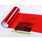 Car Light Sticker, Self Adhesive Car Light Sticker Smoke Fog Light Taillight Tint Vinyl Film Sheets, Red, 30X60Cm