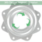 360 Degree ROtating Tray 6 Pieces Metal Turntable Tv Swivel Plate Square ROtating Plate 4 Ball Bearing Swivel Plate For