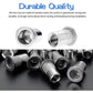 100 pcs M6 Stainless Steel Rivet Nuts Flat Thread Rivet Nuts