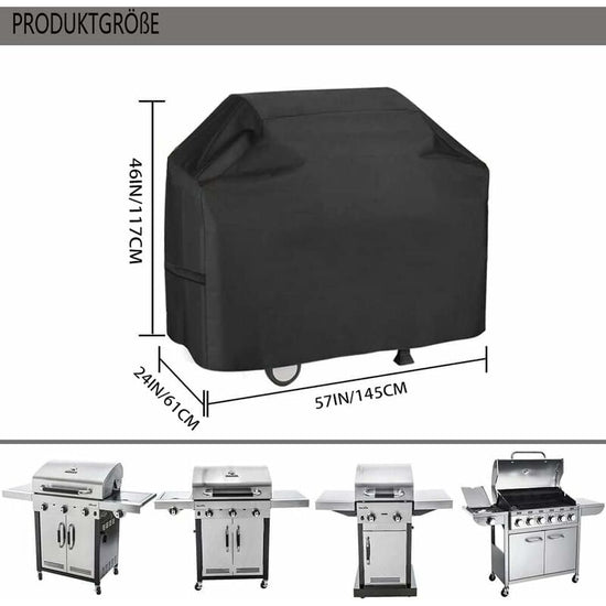 Weatherproof Bbq Cover - Oxford Fabric Waterproof Dustproof Uv Resistant Bbq Cover With Snap Fastener And Storage Bag