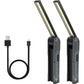 Parts Rechargeable LED Work Light, 5 Modes Work Lamp Mechanic Torch Foldable Lamp With Magnetic Base Inspection Lamp