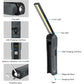 Parts Rechargeable LED Work Light, 5 Modes Work Lamp Mechanic Torch Foldable Lamp With Magnetic Base Inspection Lamp