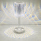 Crystal LED Table Lamp, Rechargeable Cordless Table Lamp, Touch Dimming LED Bedside Lamp For Living ROom Hotel Bedroom