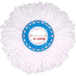 4 pcs Microfiber Mop Heads, ROund Replacement Mop Heads 360 ROtation Mop Heads For Floor Cleaning (Diameter 16Cm)