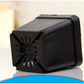 50 pcs Black Seedling Pot - Square Plastic Plant Pots - Small Indoor Outdoor Flower Pot (Black/ 6X6X6.5Cm)