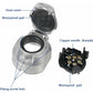 7 Pin Aluminum Alloy 7 Pin Electrical Trailer Socket Car Light Connectors For Boats, Caravans, Motorhomes Or Other