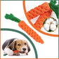 2 pcs Carrot Dog Chew Toys, Braided ROpe Dog Toy, Carrot Dog Toy, Durable Cotton Braided ROpe Chew Toys For Small