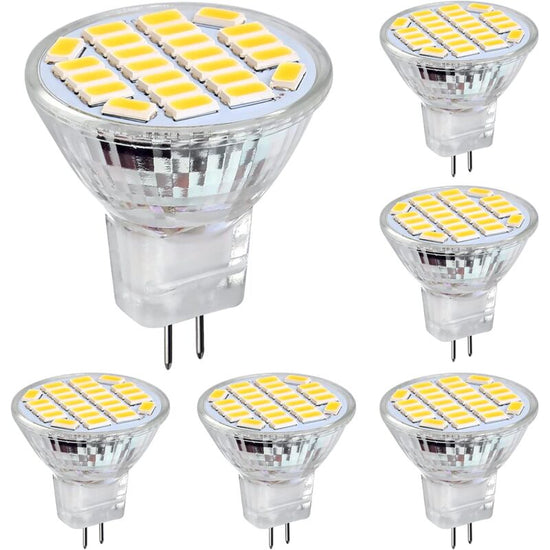 Mr11 Gu4 LED 3W Positive White Light 6500K, Non-Dimmable, Gu4 LED Spot Bulbs, 25-35W Halogen Equivalent, 350Lm, Ac/Dc