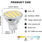 Mr11 Gu4 LED 3W Positive White Light 6500K, Non-Dimmable, Gu4 LED Spot Bulbs, 25-35W Halogen Equivalent, 350Lm, Ac/Dc