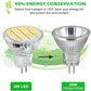 Mr11 Gu4 LED 3W Positive White Light 6500K, Non-Dimmable, Gu4 LED Spot Bulbs, 25-35W Halogen Equivalent, 350Lm, Ac/Dc