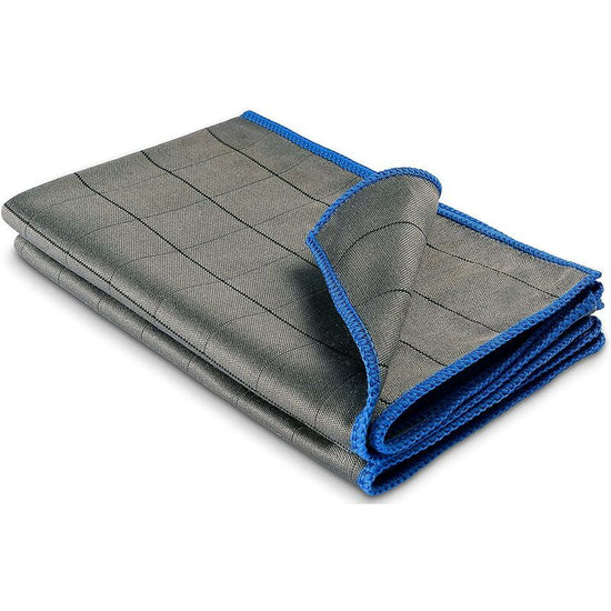 4X Professional Microfiber Glass Cloths 400Gsm - Streak-Free Cleaning Of Windows, Glasses - Extremely Absorbent,