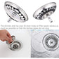 Kitchen Sink Filter, Sink Stopper, Stainless Steel Sink Filter, Stainless Steel Sink Stopper, Compatible With Most