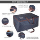 100L Garment Bags, Thick Oversized Organizer Storage Bag, Travel Bag (Blue)