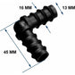 Maitys Pipe Connectors For 16Mm Irrigation System (Elbow)