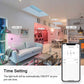 [Pack Of 4] Gu10 5W LED Bulb, Gu10 Alexa, Rgbw 3000K-6500K, [App Control] [Voice Control], Compatible With Google Home,