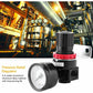 1 pcs Air Pressure Regulator Ar2000 G1/4 Pneumatic Control Compressor With Gauge