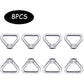 Lifting Eye Nut 8 pcs M8 Ring Nut Screw Nut Silver 304 Stainless Steel Triangle Ring Nut Lifting Ring Eye Nut Fastener