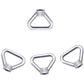 Lifting Eye Nut 8 pcs M8 Ring Nut Screw Nut Silver 304 Stainless Steel Triangle Ring Nut Lifting Ring Eye Nut Fastener
