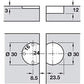 90 Degree Flap Hinge 30Mm For Lid Furniture Hinges Folding Door Hardware Miter Hinge For Kitchen Cupboard Doors