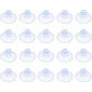 20 pcs Small Clear Plastic Suction Cups No Hook 20Mm