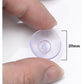 20 pcs Small Clear Plastic Suction Cups No Hook 20Mm