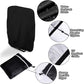 2 pcs Folding Sun Lounger Cover, Windproof Anti-Uv Waterproof Folding Garden Chair Covers, Garden Sun Lounger Cover,