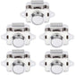Push Button Camper - Lock Latch Door Closer Cupboard Knob For Rv Motorhome Caravan 5 pcs Silver