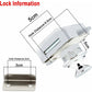 Push Button Camper - Lock Latch Door Closer Cupboard Knob For Rv Motorhome Caravan 5 pcs Silver