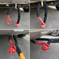 2 pcs Soft Shackle Tow ROpes For Truck Atv Marine, One-Piece Outdoor Recovery Straps, Red