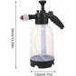 Pressure Sprayer, 2L Portable Lawn Foamer - Rich Foam Spray Tool For Home, Lawn, Garden, Car Detailing
