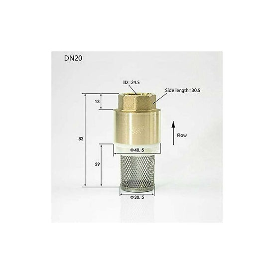 Check Valve 1/2 3/4 1-1/4 1-1/2 2-1/2 3 Inch - Non-Return Valve Pump Check Valve (3/4 Inch)