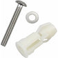 2 pcs Toilet Lid Expansion Screw Toilet Seat Fixing Screw Toilet Seat Fixing Set Toilet Lid Replacement Parts