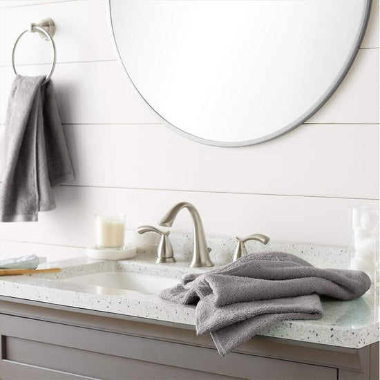 12 pcs Set Small Cotton Napkins, Grey